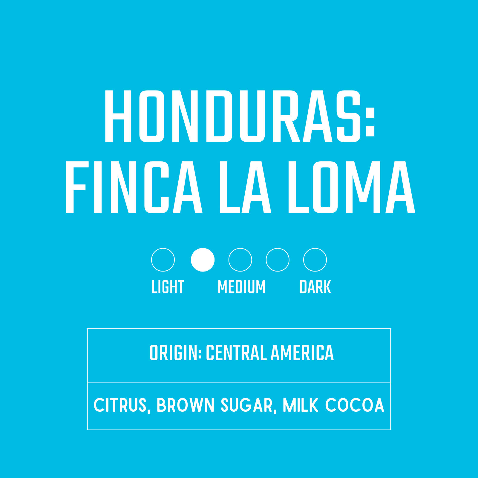 Honduras Finca La Loma Retail Bag