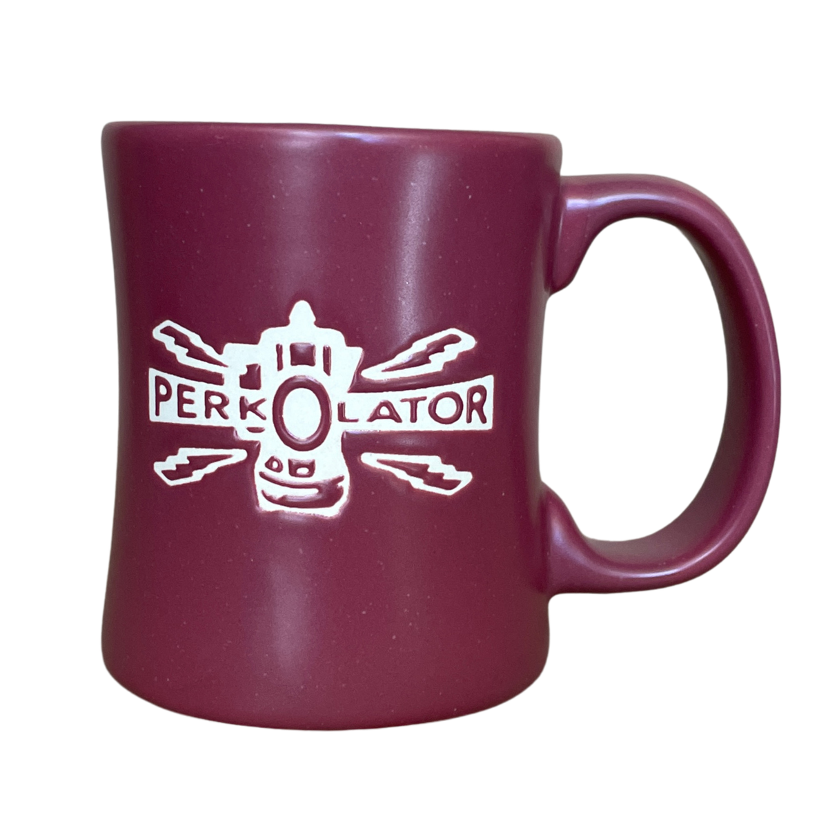 Perkolator Matte Burgundy Diner Mug