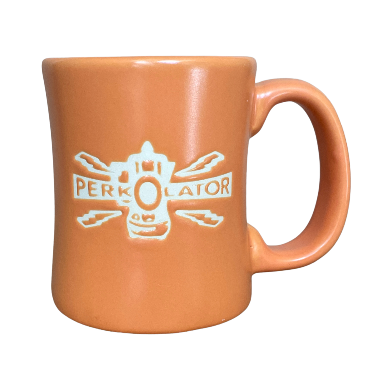 Perkolator Matte Orange Diner Mug