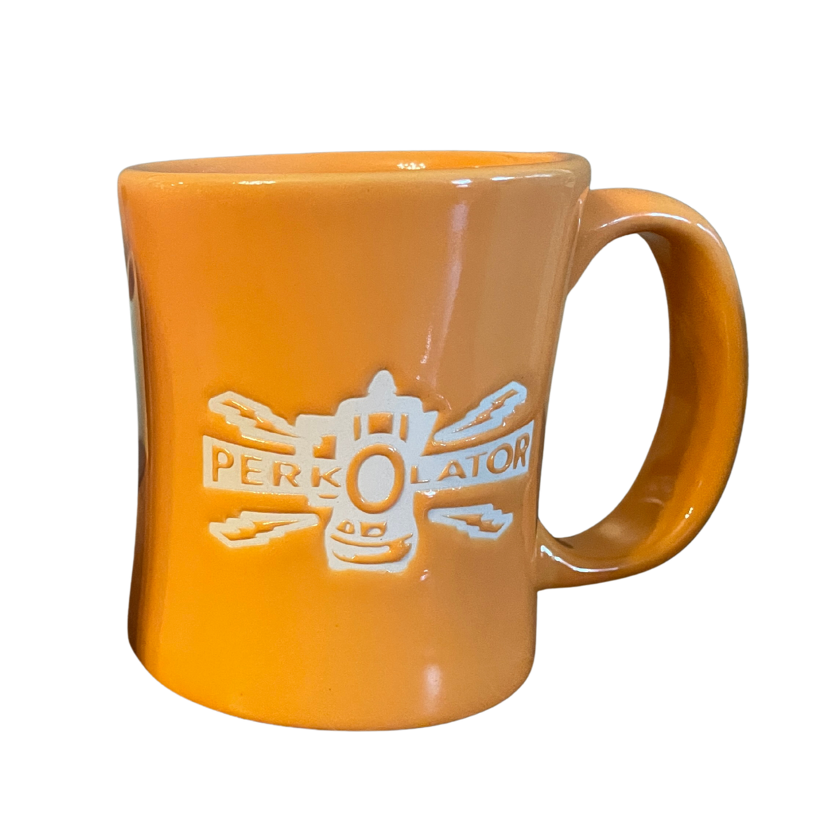 Perkolator Glossy Orange Diner Mug