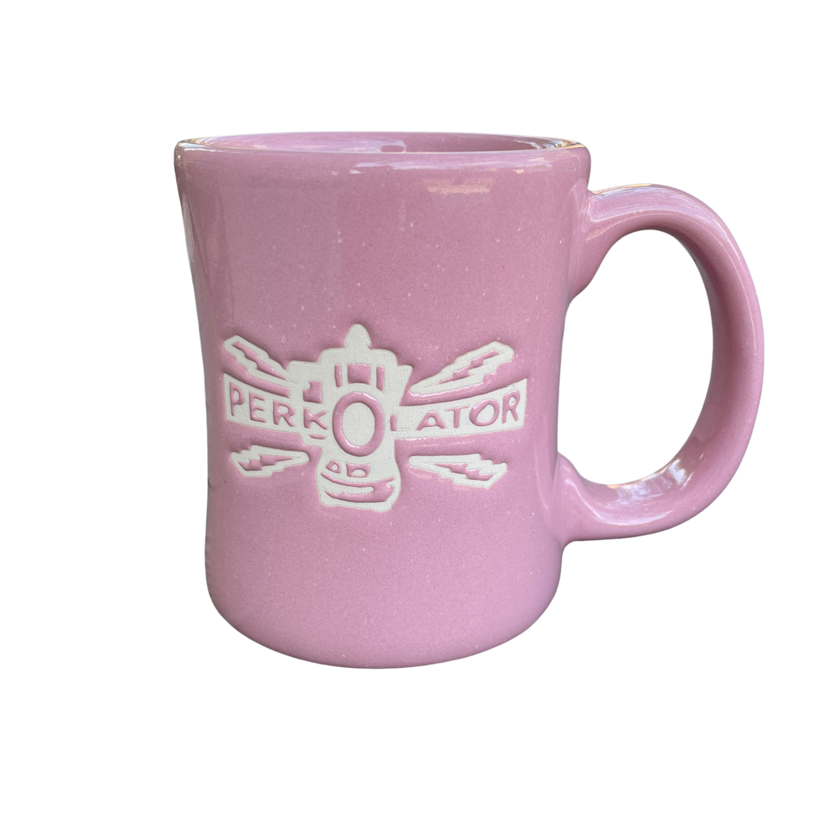 Perkolator Glossy Pink Diner Mug