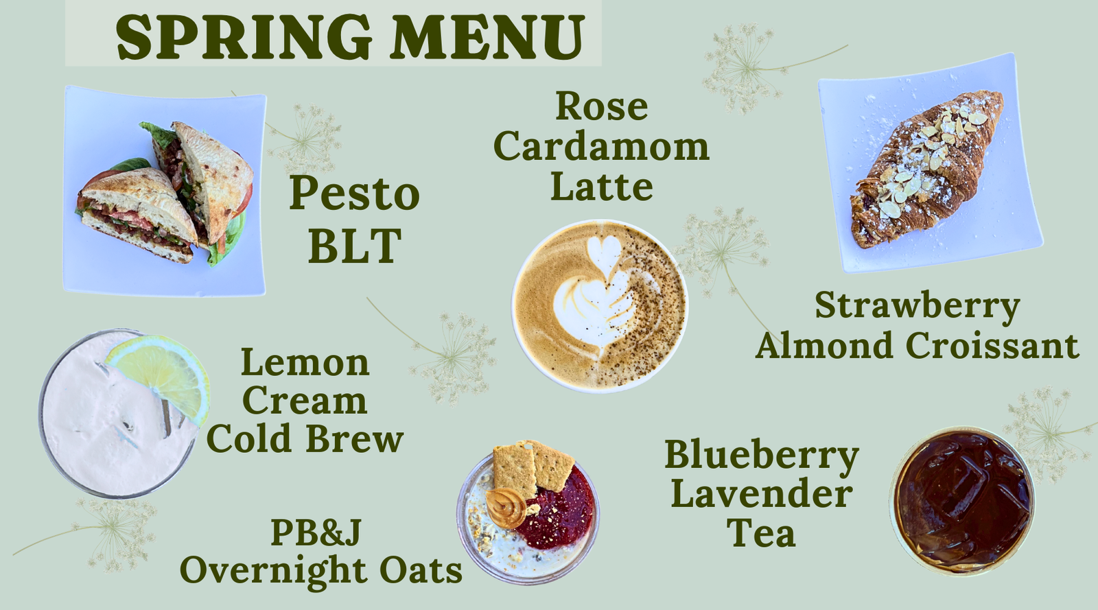 Perkolator's 2026 Spring Menu