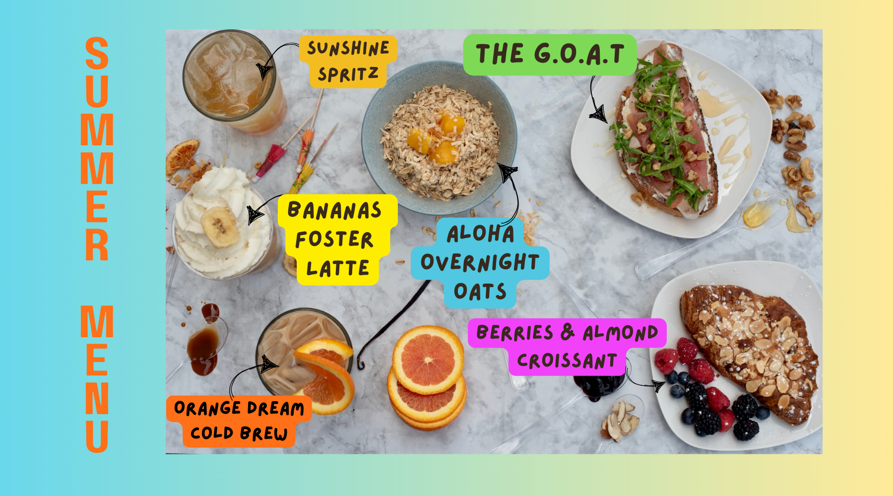 Perkolator Summer Menu 2025