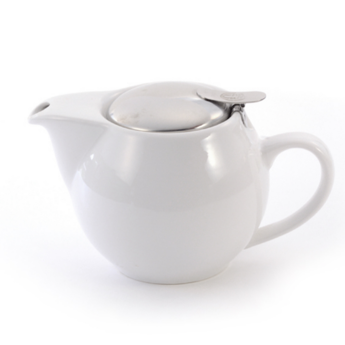 White ceramic tea pot