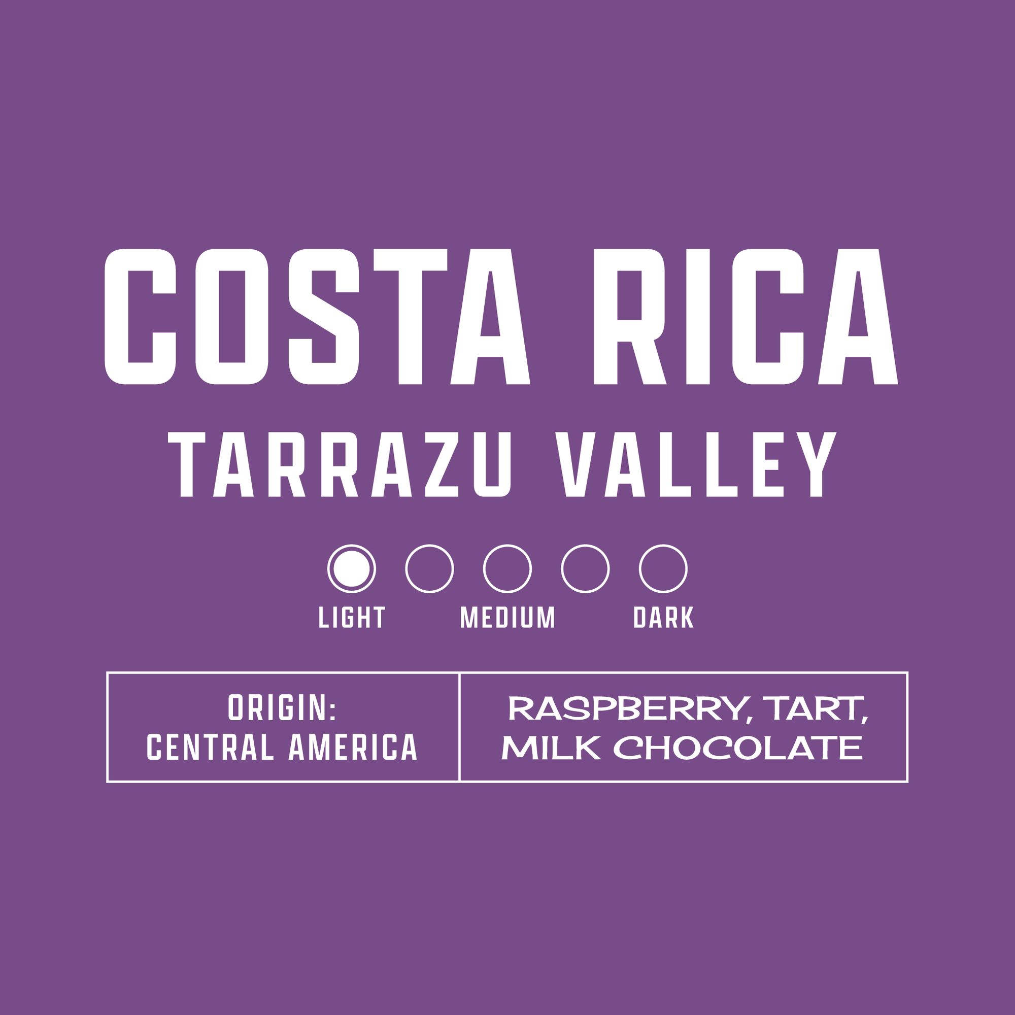 Costa Rica Tarrazu Valley