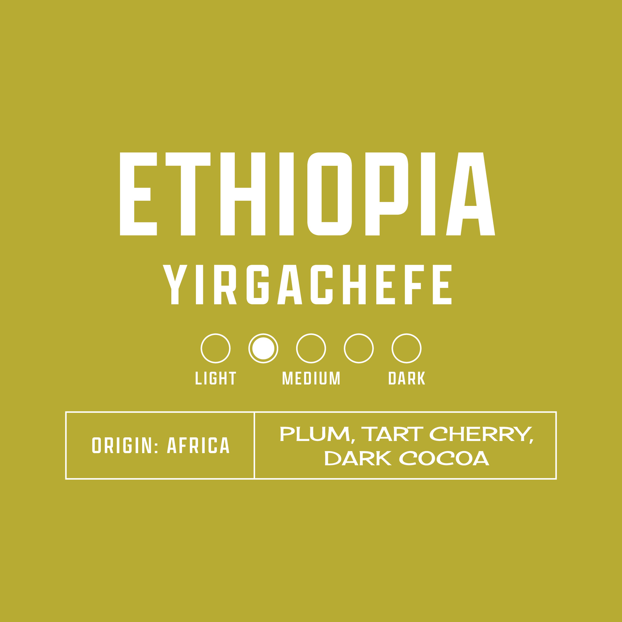 Ethiopia Yirgachefe